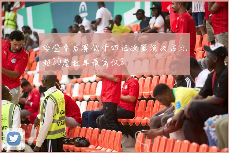 哈登季后赛低于四记投篮场次占比超20詹杜库最高仅2